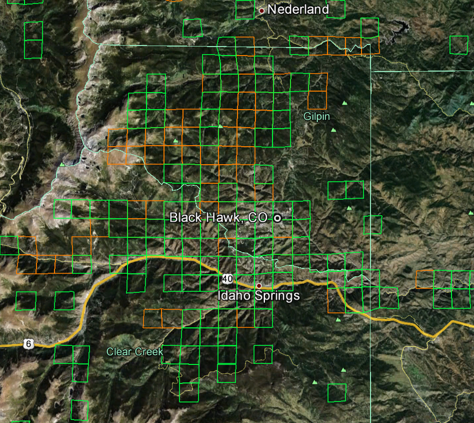 Colorado Gold Maps Gold Claims