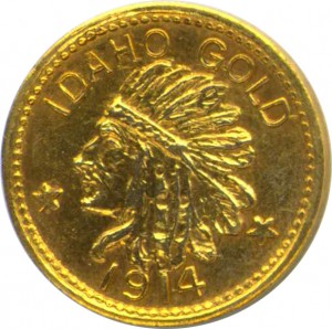 Idaho Gold Rush Coin