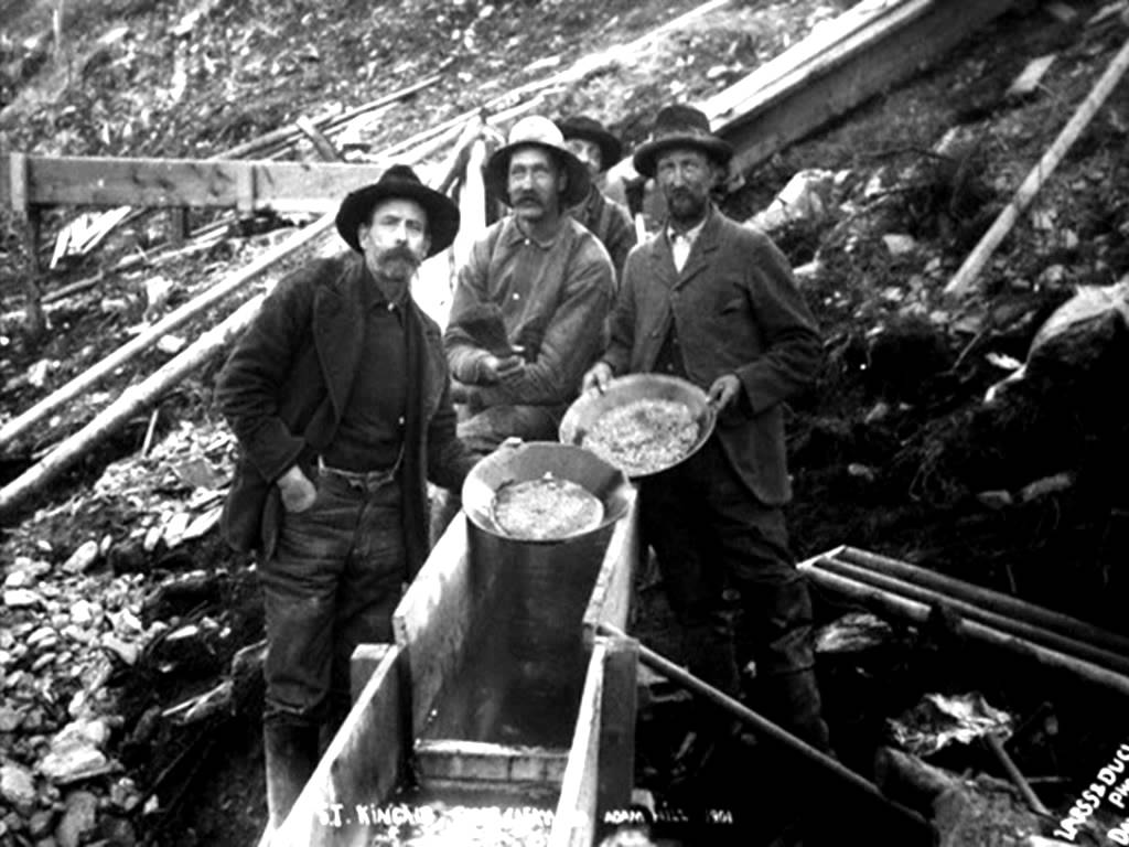 Basic oregon gold rush history gold maps online