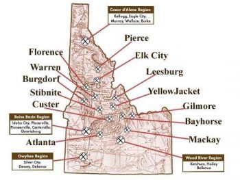 Idaho Gold Rush Districts