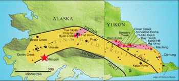 Alaska Gold Mines Map